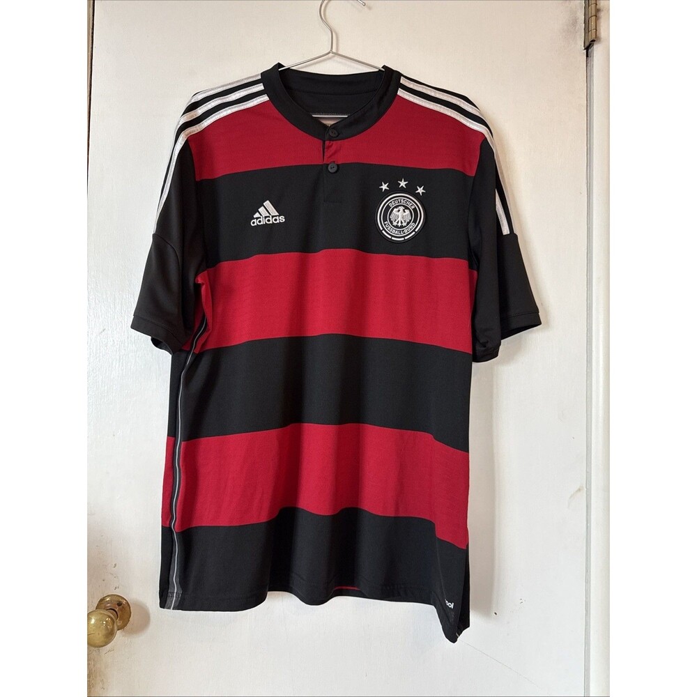 Adidas Germany World Cup 2014 Away Football Jersey Soccer Climacool Men's XL